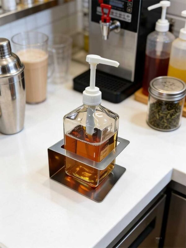 Acrylic or Iron Syrup Bottle Rack