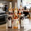 Acrylic or Iron Syrup Bottle Rack