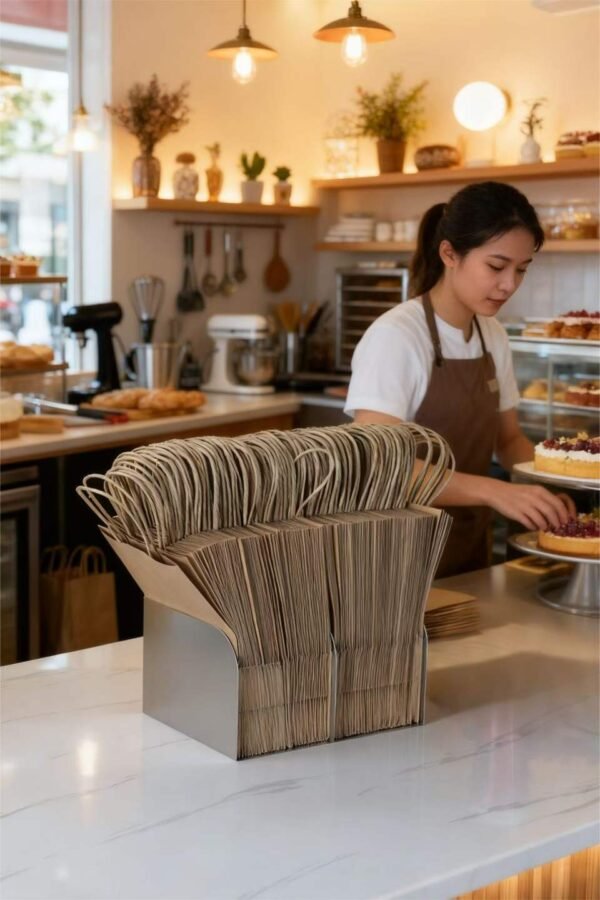 Acrylic Packaging Bag Storage Rack