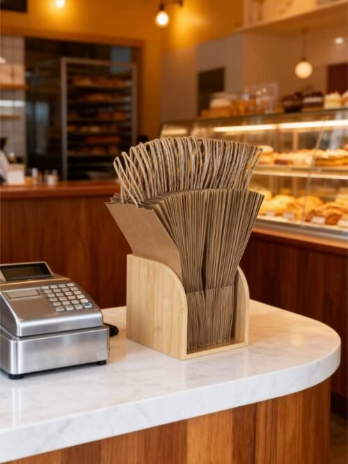 Packaging Bag and Cup Collection Storage Rack