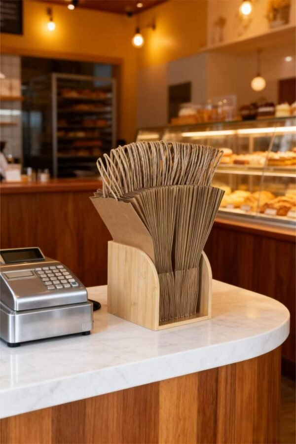 Packaging Bag and Cup Collection Storage Rack