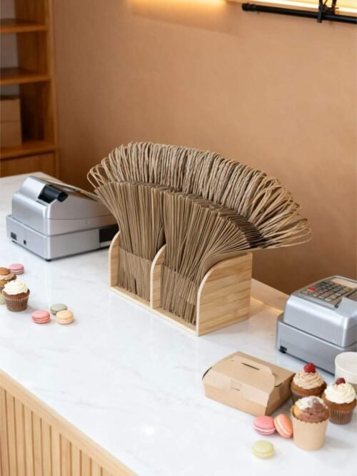 Acrylic Packaging Bag Storage Rack