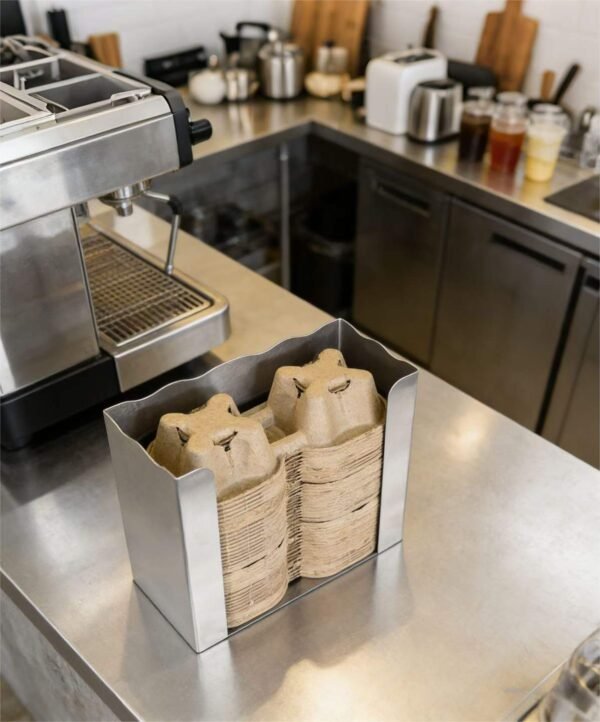 Packaging Bag and Cup Collection Storage Rack