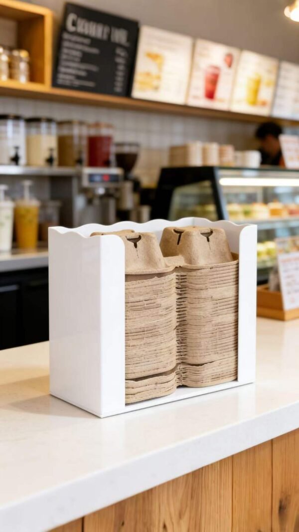 Packaging Bag and Cup Collection Storage Rack