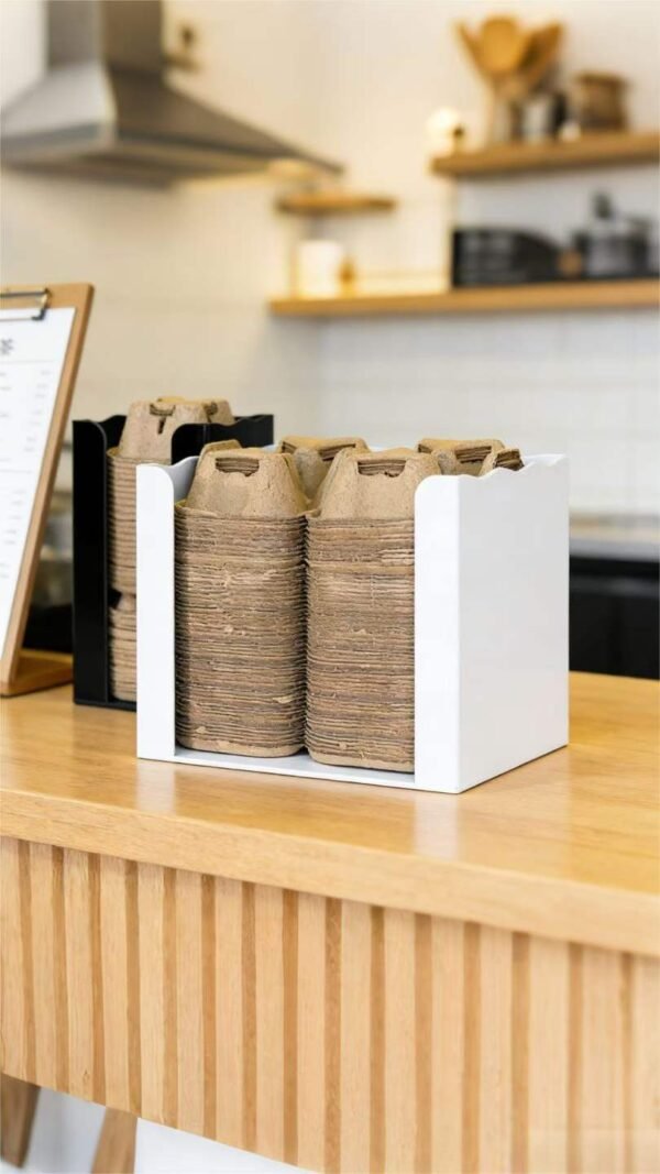 Packaging Bag and Cup Collection Storage Rack