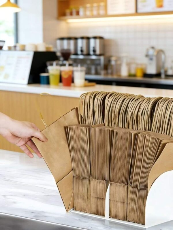 Packaging Bag and Cup Collection Storage Rack