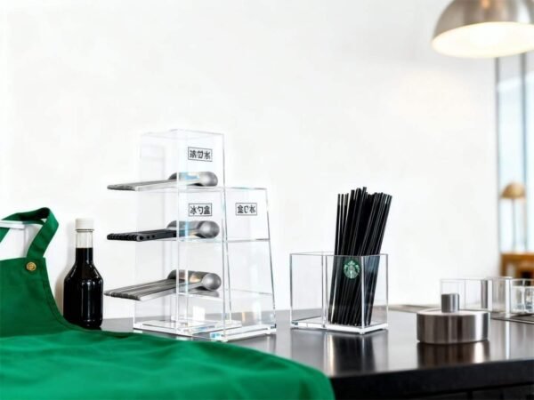 Spoon Straw Tissue Storage Rack