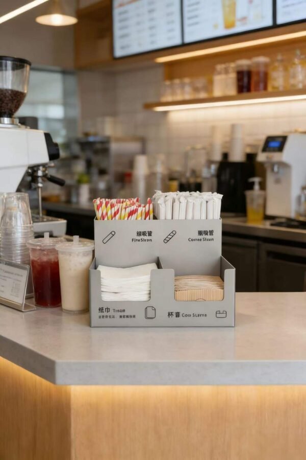 Spoon Straw Tissue Storage Rack