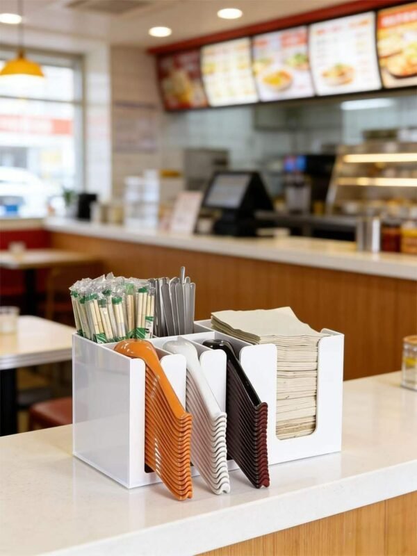 Spoon Straw Tissue Storage Rack