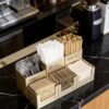 Spoon Straw Tissue Storage Rack