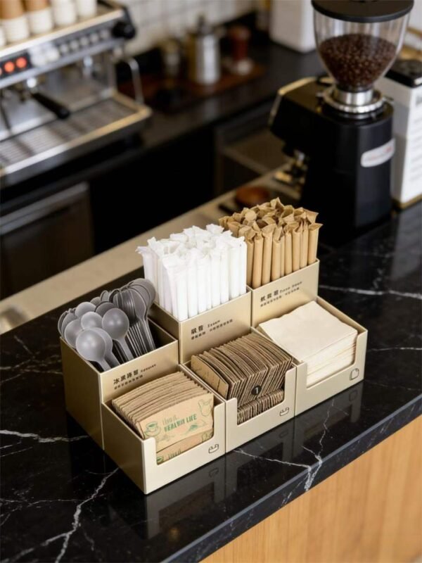 Spoon Straw Tissue Storage Rack