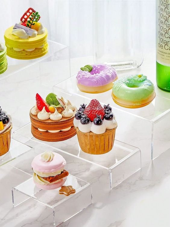 Acrylic Food Display Risers