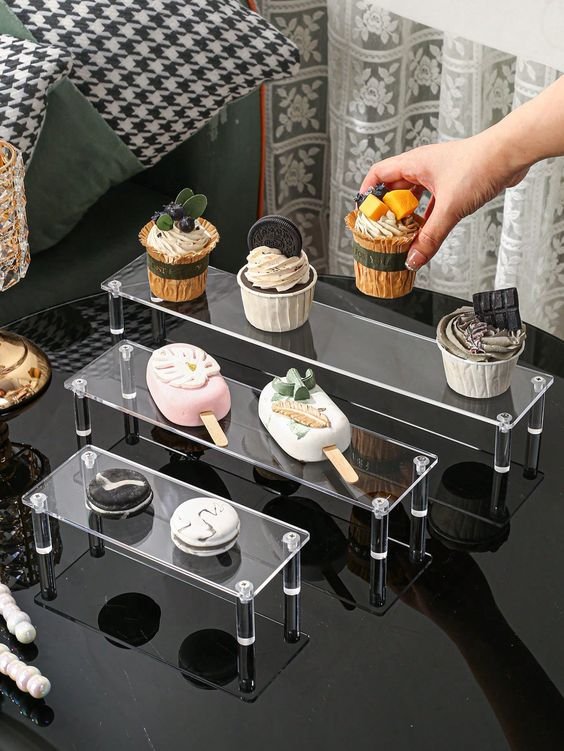 Acrylic Food Display Risers