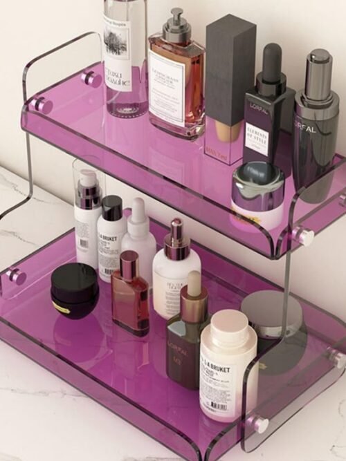 Bathroom Acrylic Shelves