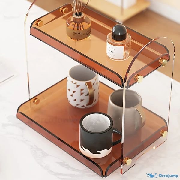 Bathroom Acrylic Shelves