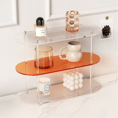 Bathroom Acrylic Shelves
