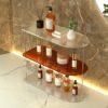 Bathroom Acrylic Shelves