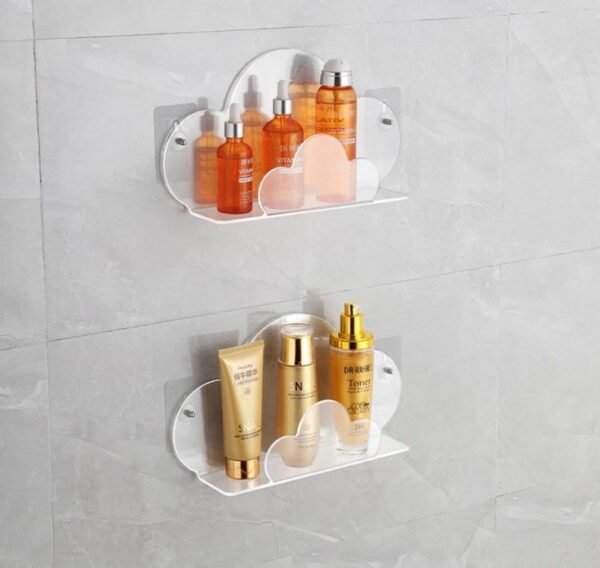 Bathroom Acrylic Shelves