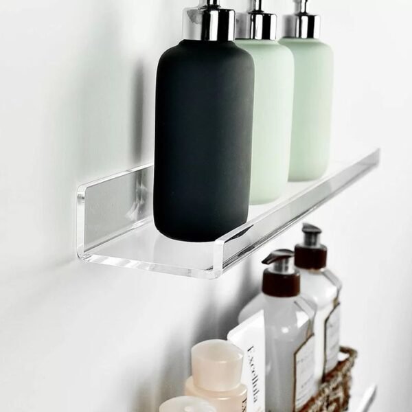 Bathroom Acrylic Shelves