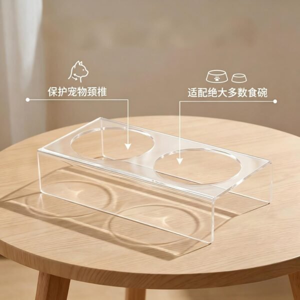 Acrylic Pet feeder