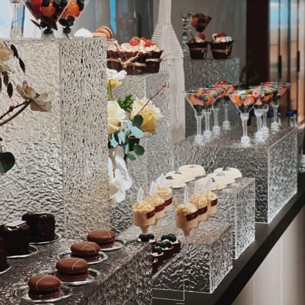 2 Acrylic Dessert Tower Holder Display