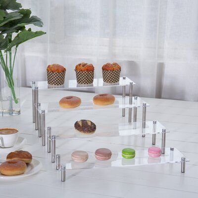 U型架拆装透 Acrylic Dessert Tower Holder Display