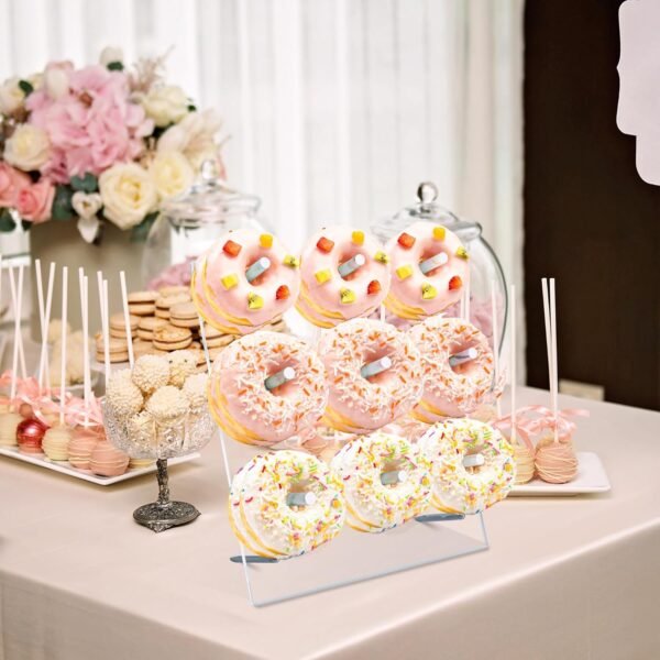 甜甜圈展示架5 Acrylic Dessert Tower Holder Display