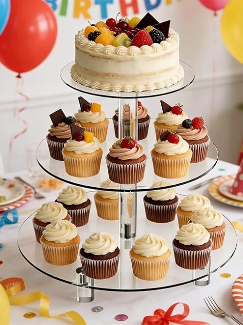 蛋糕展示架4 Acrylic Dessert Tower Holder Display