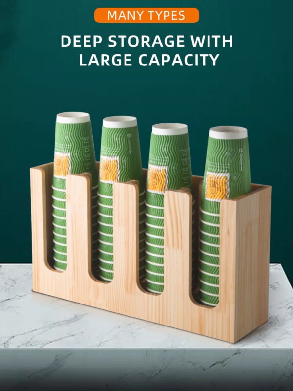 1-1 4-Compartment Countertop Cup Dispenser