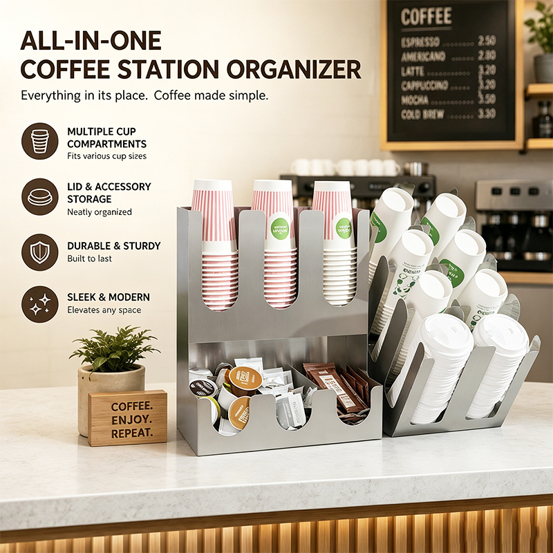 5 Ways to Organize a Small Coffee Station 3 1