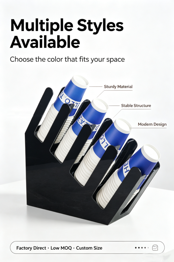 2 Paper Cup & Lid Organizer