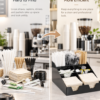 3 Multi-tier coffee and milk tea counter organizers