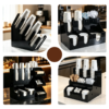 3 Detachable Multi Compartment Coffee Condiment Organizer