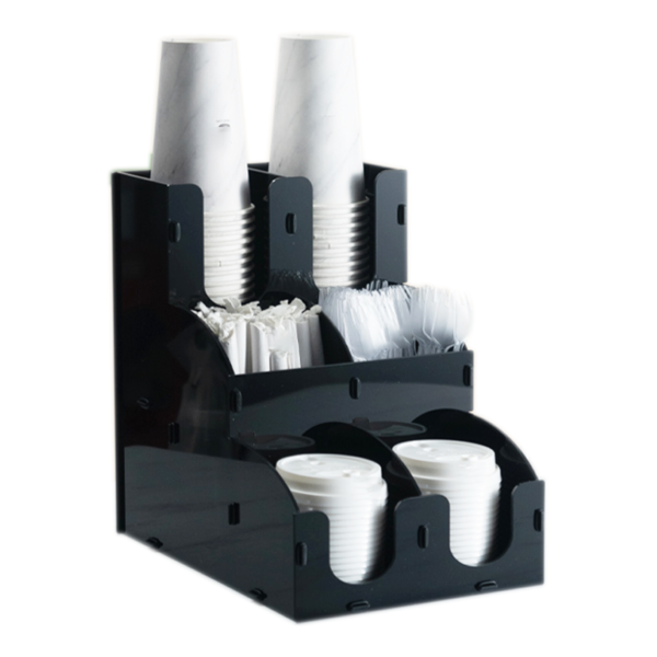 5 Detachable Multi Compartment Coffee Condiment Organizer