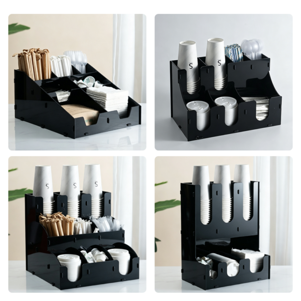 5 Detachable Combo Organizer Set | Modular, Stackable, Flat-Pack