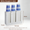 拼装款直三格 4-Compartment Countertop Cup Dispenser